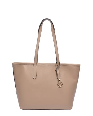 Roberta M Beige Bolso de cuero