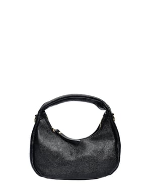 Anna Luchini Negro Bolso de cuero