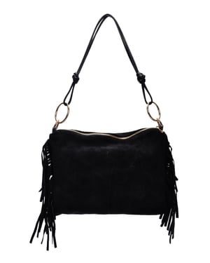Isabella Rhea Negro Bolso de cuero