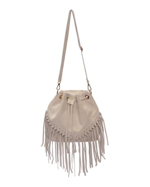 Roberta M Beige Bolso de cuero
