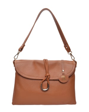 Anna Luchini Brown Bolso de cuero