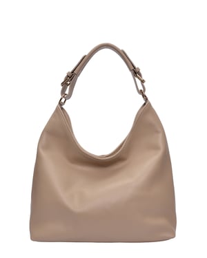 Anna Luchini Beige Bolso de cuero