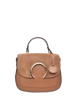Luisa Vannini Brown Bolso de cuero