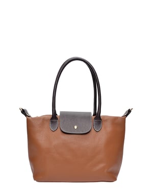 Anna Luchini Brown Bolso de cuero
