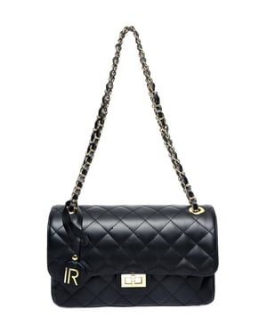 Isabella Rhea Negro Bolso de cuero