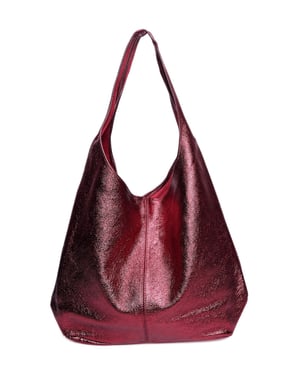 Luisa Vannini Rojo Bolso de cuero