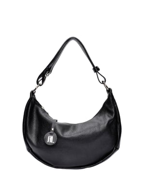 Anna Luchini Negro Bolso de cuero