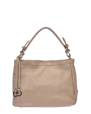 Roberta M Beige Bolso de cuero