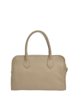 Anna Luchini Beige Bolso de cuero