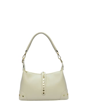 Anna Luchini Beige Bolso de cuero