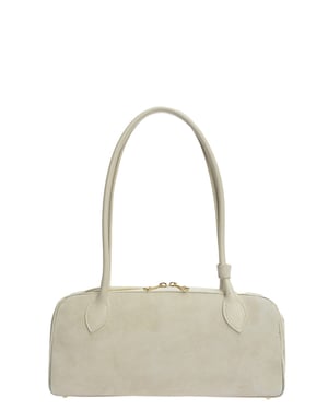 Anna Luchini Beige Bolso de cuero