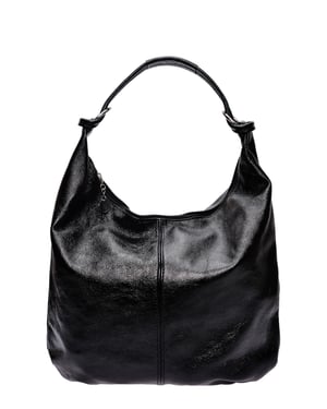 Anna Luchini Negro Bolso de cuero