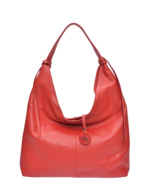 Roberta M Rojo Bolso de cuero