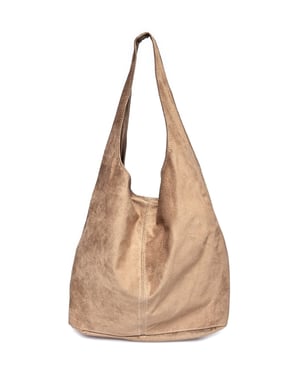 Anna Luchini Beige Bolso de cuero