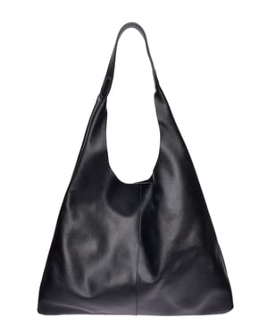 Luisa Vannini Negro Bolso de cuero