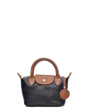 Roberta M Negro Bolso de cuero