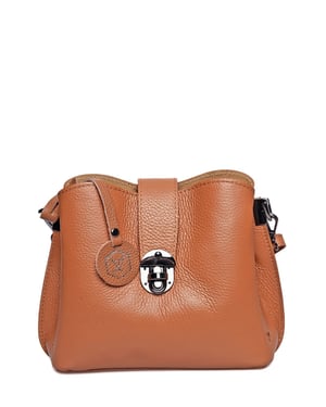 Luisa Vannini Brown Bolso de cuero