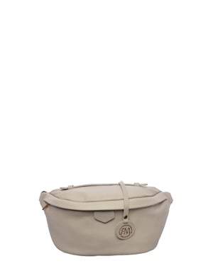 Roberta M Beige Bolso de cuero