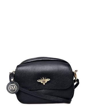 Roberta M Negro Bolso de cuero