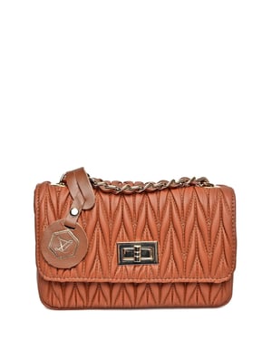 Luisa Vannini Brown Bolso de cuero