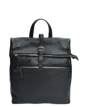 Anna Luchini Negro Bolso de cuero