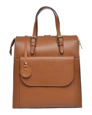 Luisa Vannini Brown Bolso de cuero