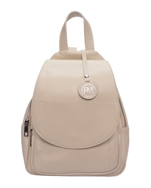 Roberta M Beige Bolso de cuero