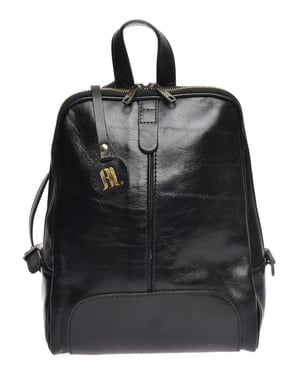 Anna Luchini Negro Bolso de cuero