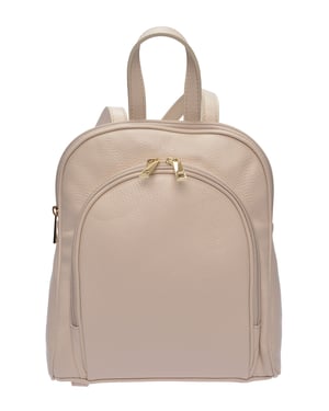 Anna Luchini Beige Bolso de cuero