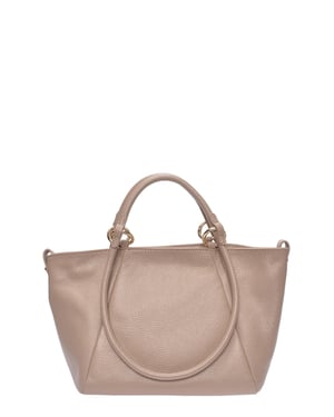 Roberta M Beige Bolso de cuero