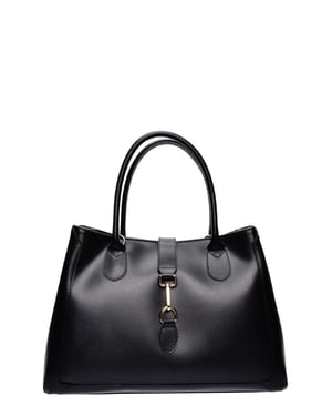 Isabella Rhea Negro Bolso de cuero