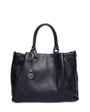 Luisa Vannini Negro Bolso de cuero