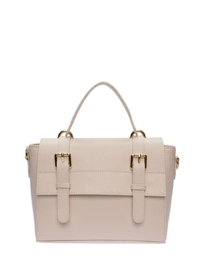 Anna Luchini Beige Bolso de cuero