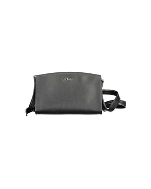 Bolso de hombro para mujer de poliéster negro Calvin Klein