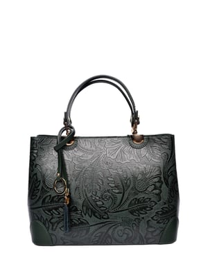 Anna Luchini Verde Bolso de cuero