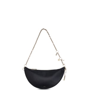 Bolso de hombro Chloé de piel de ternera negra Bos Taurus