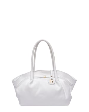 Isabella Rhea Blanco Bolso de cuero