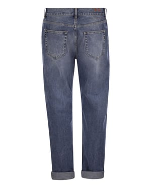 Andi - Jeans de mezclilla sueltos y fijos