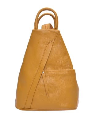 Isabella Rhea Mostaza Bolso de cuero