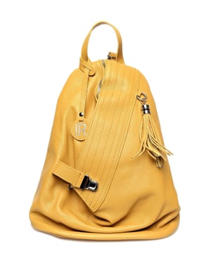 Isabella Rhea Mostaza Bolso de cuero