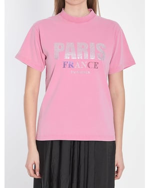 Camiseta Paris strass