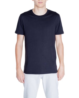 Camiseta de manga corta con cuello redondo