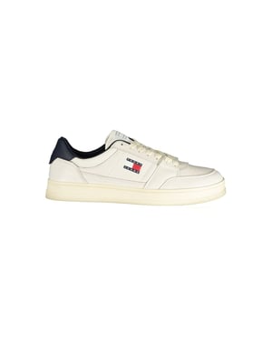 Zapatillas de Hombre de Cuero Blanco Tommy Hilfiger