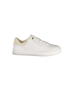 Zapatilla de mujer Tommy Hilfiger Bianco de poliuretano