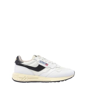 Zapatillas bajas de cuero blanco Autry