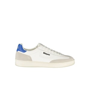 Zapatilla de hombre Blauer de poliuretano blanca