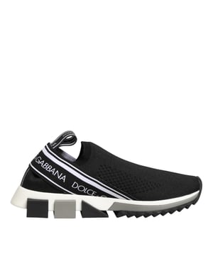 Zapatillas bajas sin cordones Sorrento negras de Dolce & Gabbana