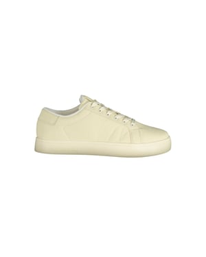 Zapatilla para Hombre de Poliéster Bianco de Calvin Klein