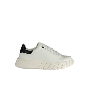 Zapatilla de mujer Gaelle Paris blanca de poliuretano