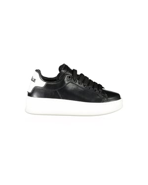 Zapatilla Mujer de Poliéster Negro Gaelle París